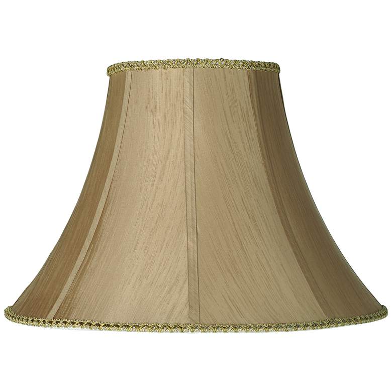 Image 3 Earthen Gold Fabric Set of 2 Lamp Shades 8x18x13 (Spider) more views