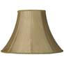 Thumbnail3 of Earthen Gold Fabric Set of 2 Lamp Shades 8x18x13 (Spider) more views