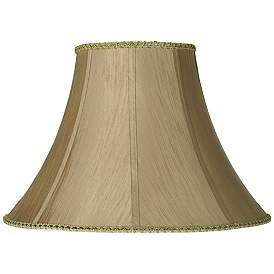 Image1 of Earthen Gold Round Bell Lamp Shade 8x18x13 (Spider)