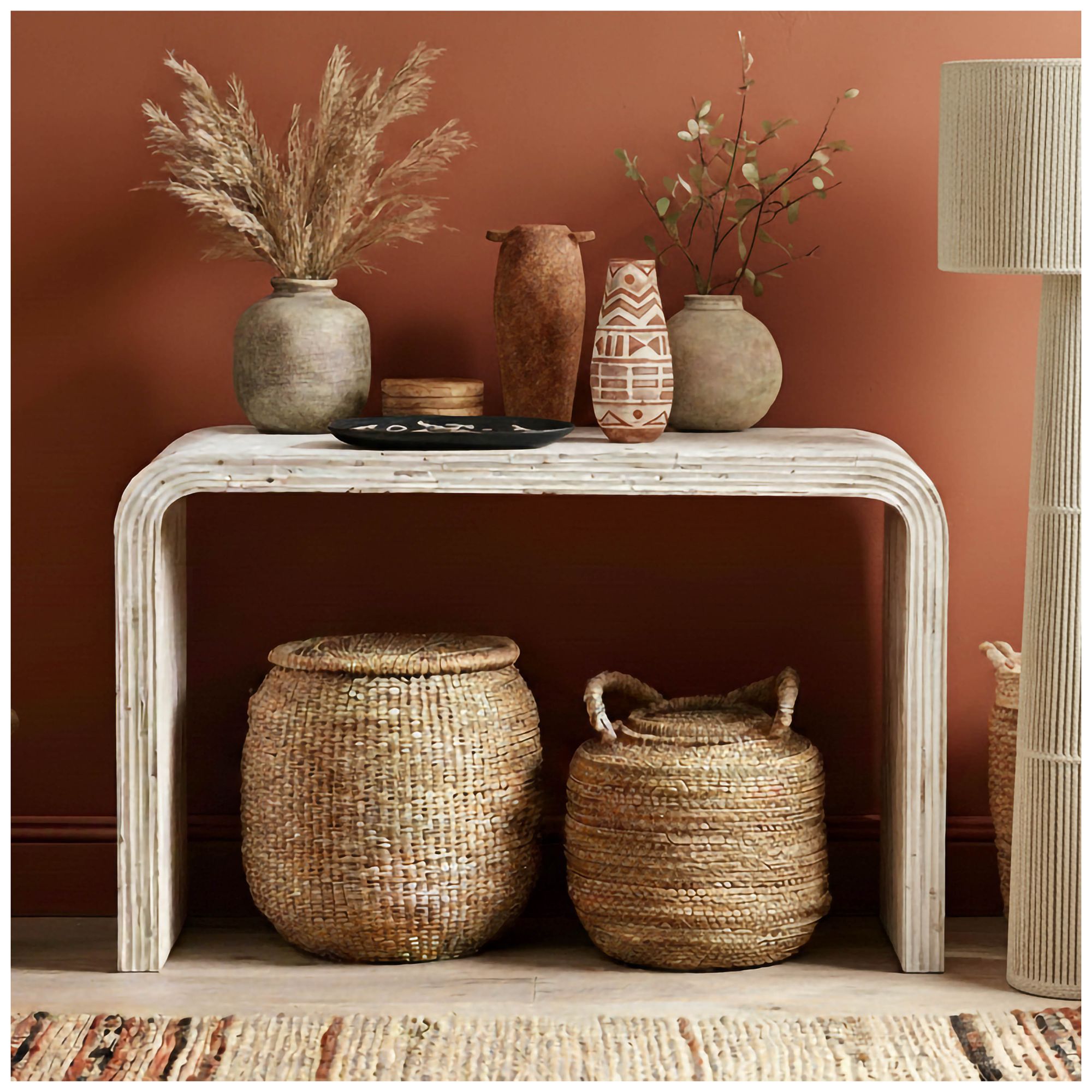 Image 2 Earthenware Narrow Vase more views