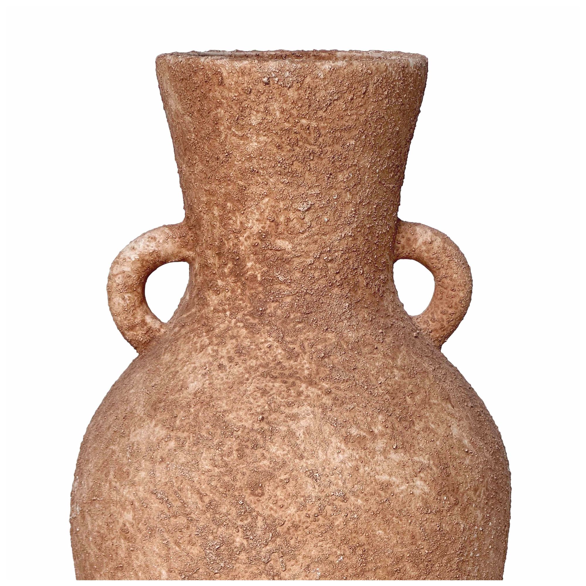 Image 5 Earthenware Roman Vase with Handles more views