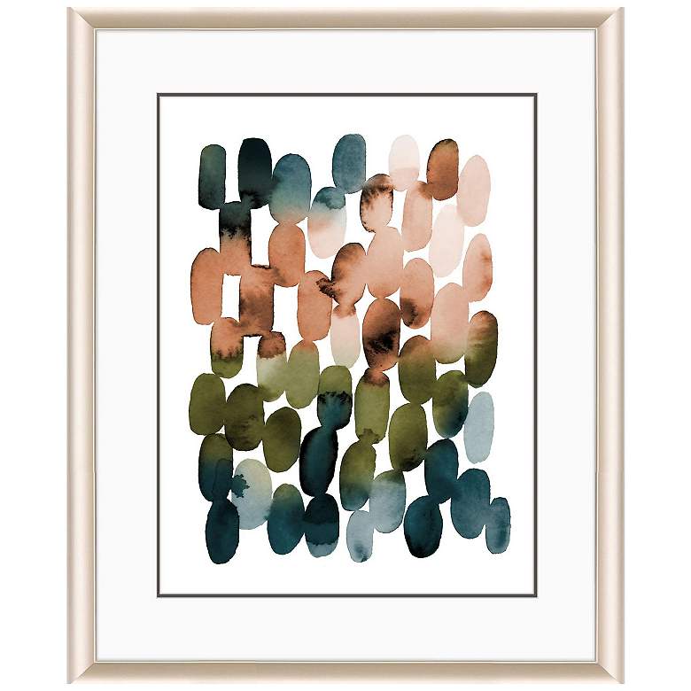 Image 1 Earthy Brushstrokes 26"W x 32"H Framed Art