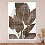 1_Earthy Palm II 38"W x 50"H Framed Art