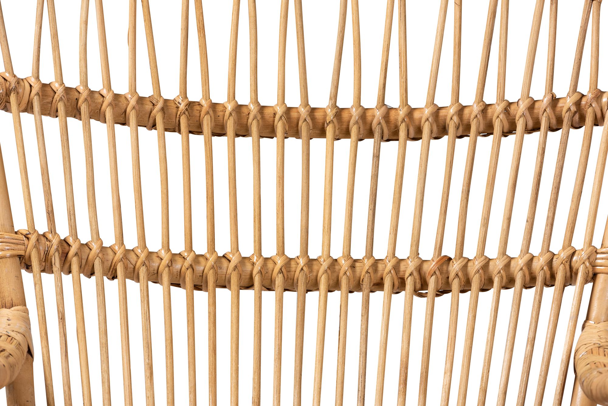 Image 5 Earvin Natural Brown 2-Piece Armchair and Footstool Set more views