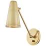 Easley 1 Light Wall Sconce Aged Brass