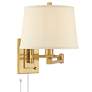 3_Easley 15" High Warm Gold Plug-In Swing Arm Wall Lamp