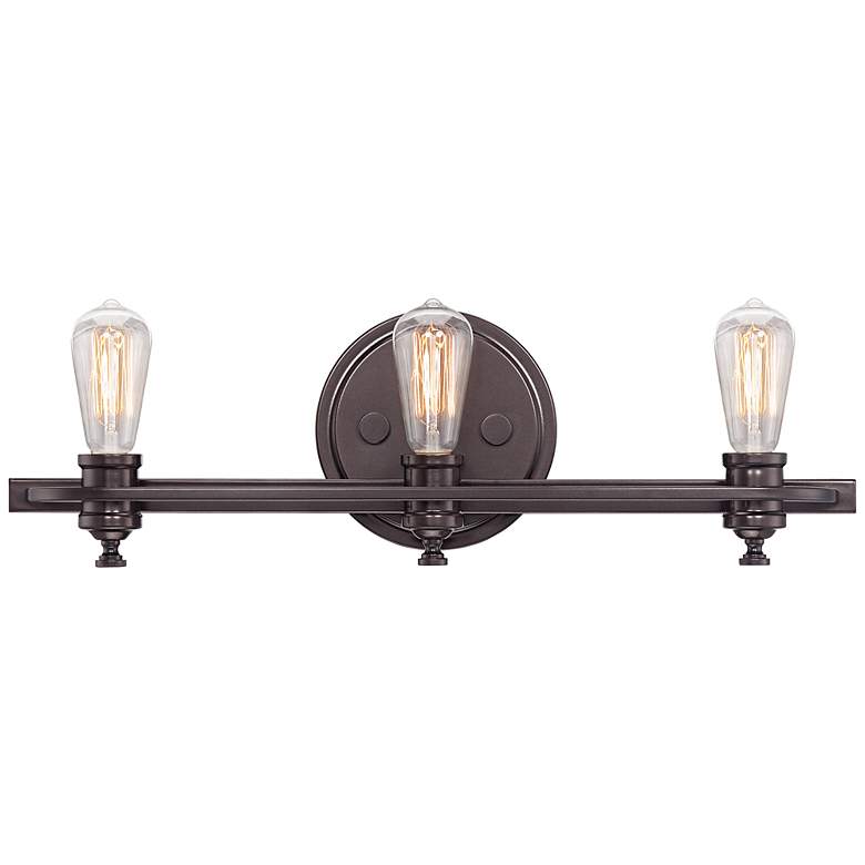 Image 1 East Fork 24" Wide Bronze Bathroom Light