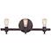 East Fork 24" Wide Bronze Bathroom Light