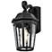 East River 15 3/4" High Matte Black Outdoor Wall Light