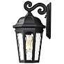 3_East River 15 3/4" High Matte Black Outdoor Wall Light more views