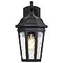 5_East River 15 3/4" High Matte Black Outdoor Wall Light more views