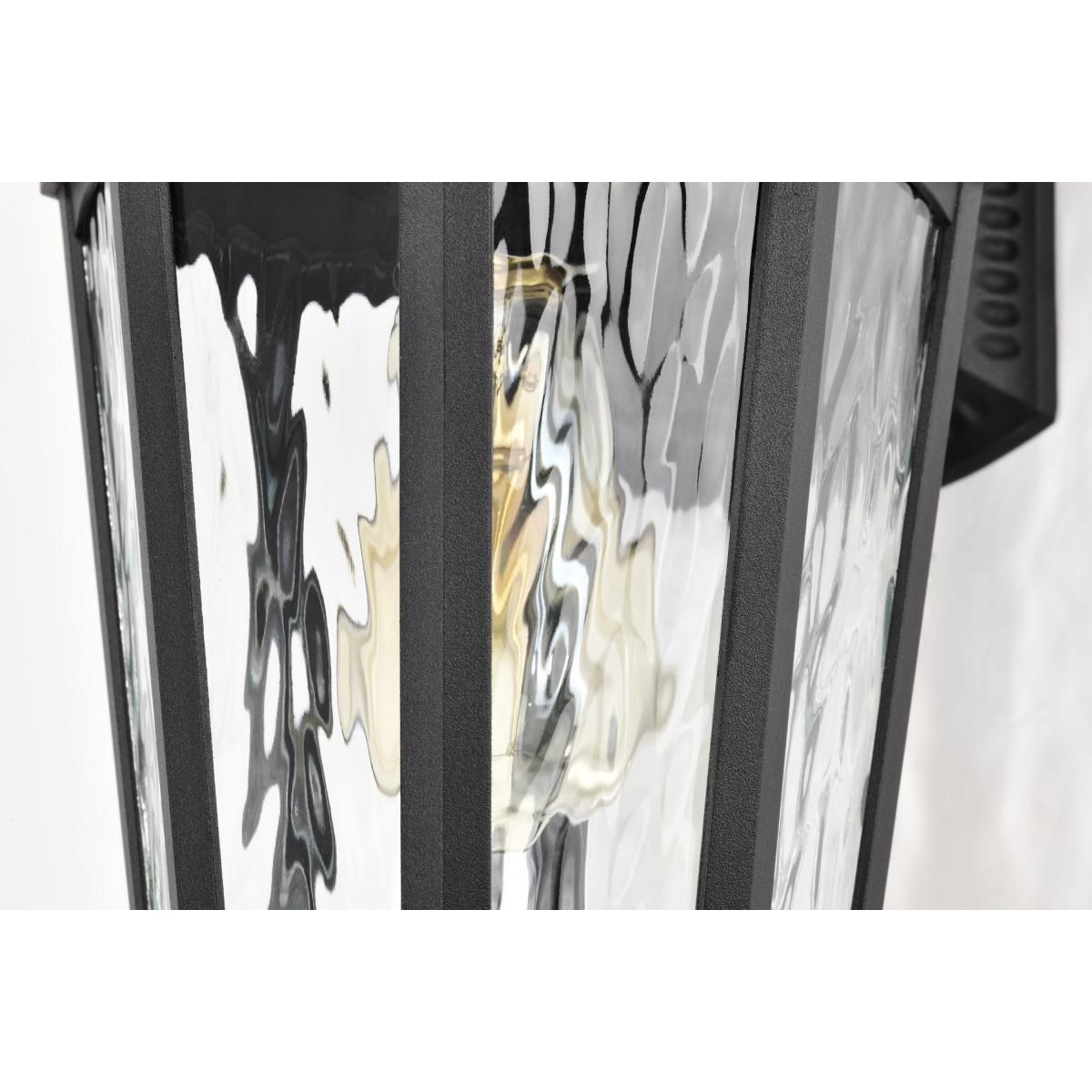 East River 15 3/4" High Matte Black Outdoor Wall Light