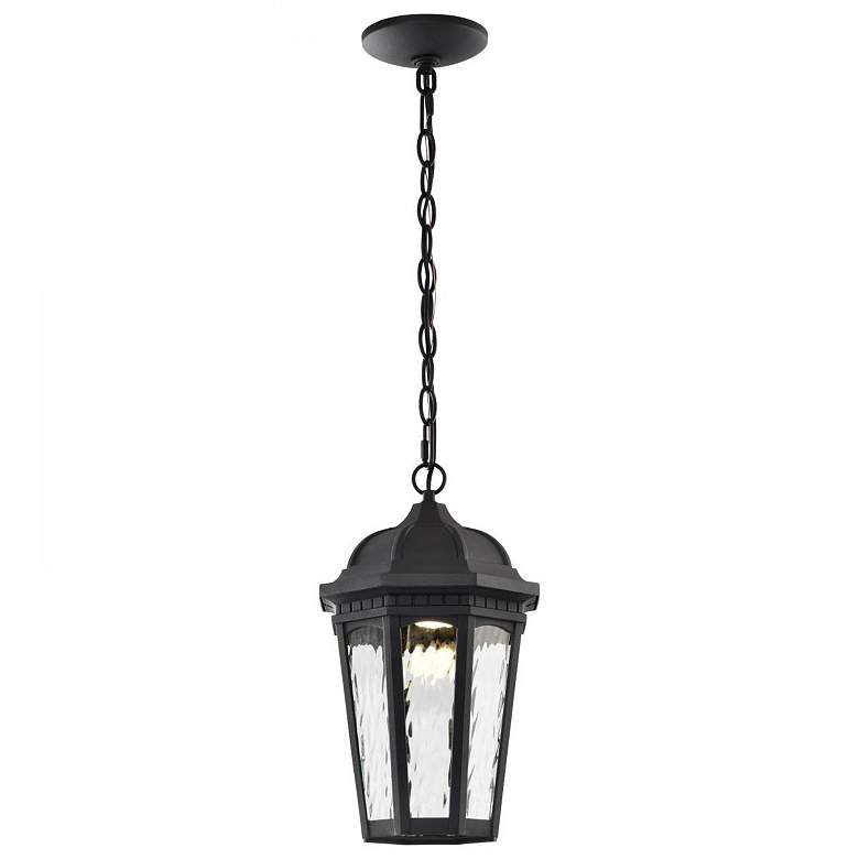 Image 4 East River Collection 1 Light Outdoor Hanging Fixture LED more views