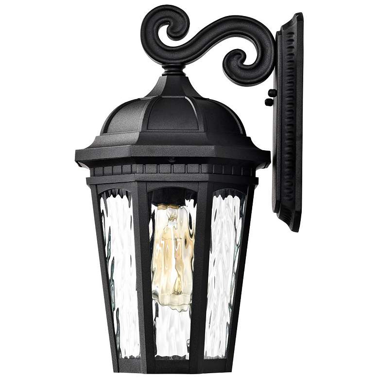 Image 6 East River Outdoor Large Wall Lantern; 1 Light; Matte Black Finish more views