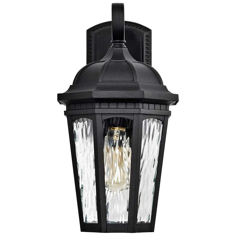 Image 7 East River Outdoor Large Wall Lantern; 1 Light; Matte Black Finish more views