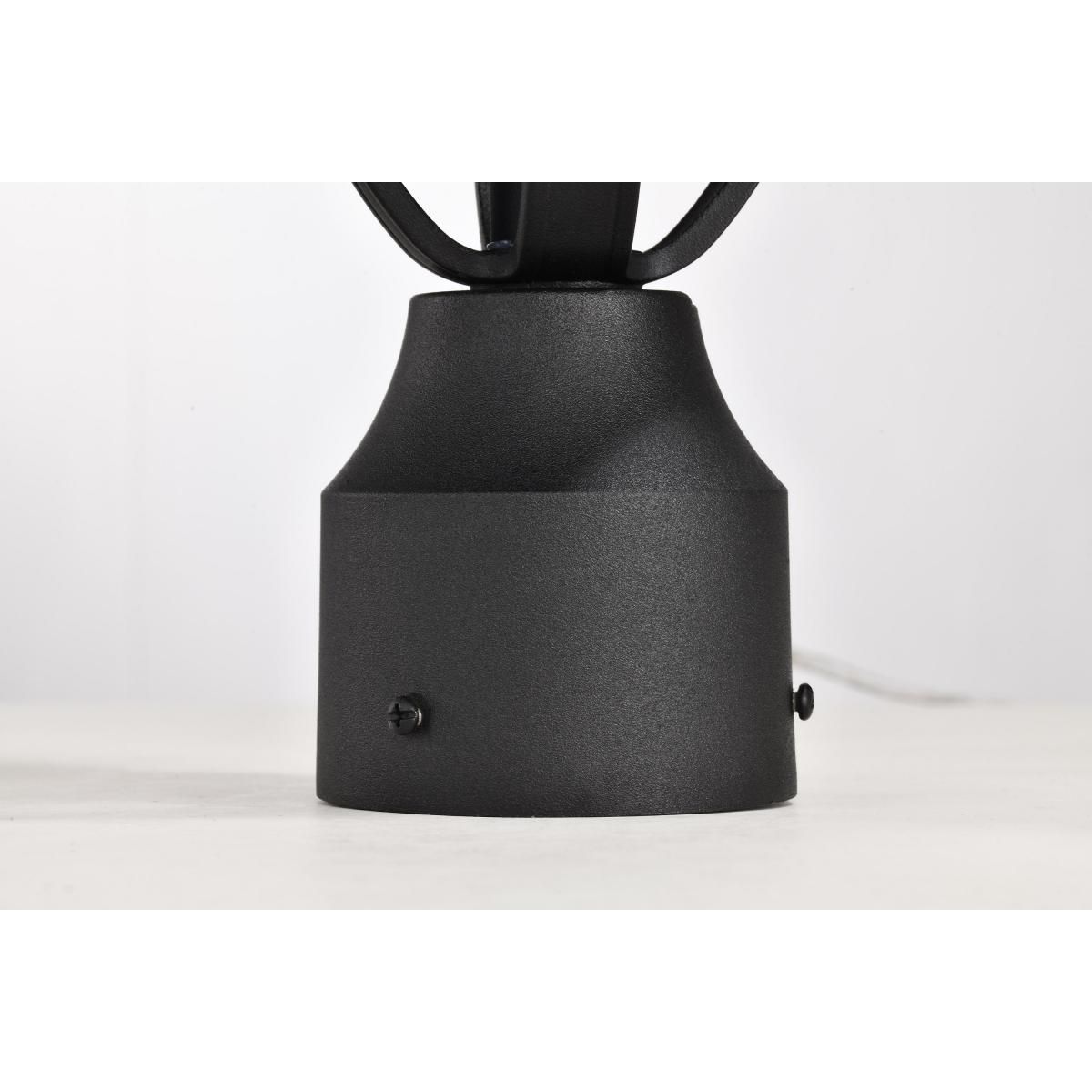 Image 7 East River Outdoor Post Lantern; 1 Light; Matte Black Finish more views