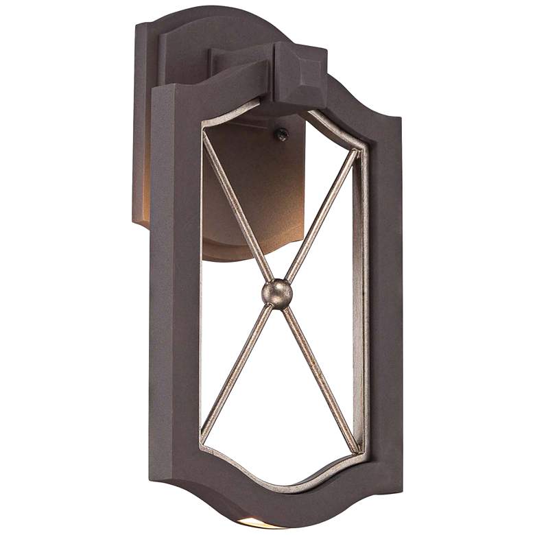 Image 1 Eastborne LED 13 1/4 inch High Sand Bronze Outdoor Wall Light