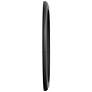 6_Eastbrook Modern Black 48" x 32" Oval Acacia Wood Framed Wall Mirror more views