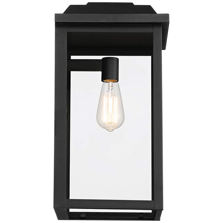 Image 6 Eastcrest 18 1/2 inch High Textured Black Finish Steel Outdoor Wall Light more views