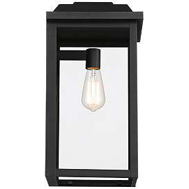 Image5 of Eastcrest 18 1/2"H Textured Black Steel Outdoor Wall Light Set of 2 more views