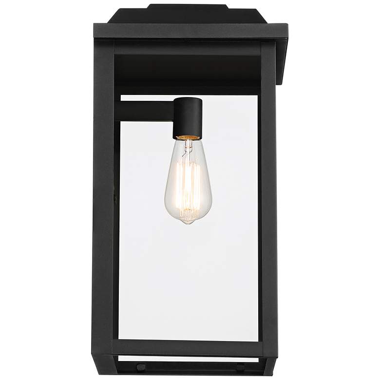 Image 6 Eastcrest 18 1/2"H Textured Black Steel Outdoor Wall Light Set of 2 more views