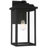 Eastcrest 20 1/2&quot; High Textured Black Finish Steel Outdoor Wall Light
