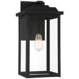 Eastcrest 20 1/2&quot; High Textured Black Finish Steel Wall Sconce