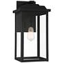 Eastcrest 20 1/2" High Textured Black Finish Steel Wall Sconce