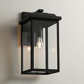 Image1 of Eastcrest 20 1/2" High Textured Black Finish Steel Wall Sconce