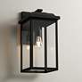 Eastcrest 20 1/2" High Textured Black Finish Steel Wall Sconce