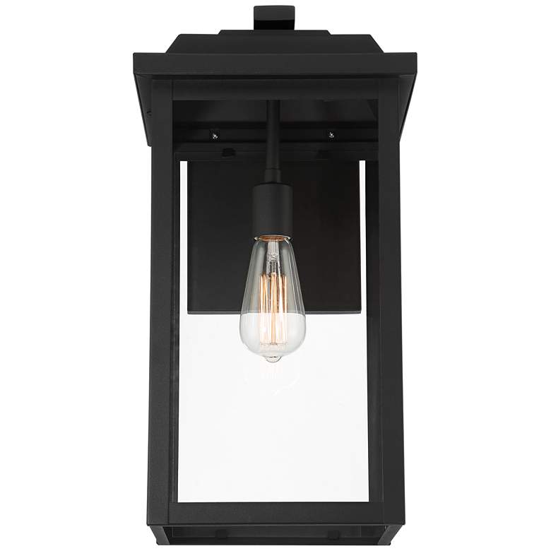 Image 4 Eastcrest 20 1/2 inchH Textured Black Steel Outdoor Wall Light Set of 2 more views