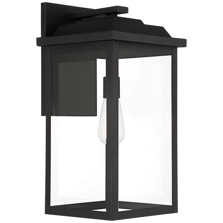Image 5 Eastcrest 20 1/2"H Textured Black Steel Outdoor Wall Light Set of 2 more views
