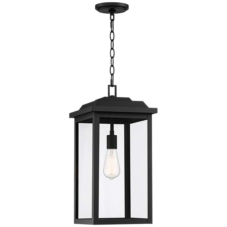Image 6 Eastcrest 21 1/2 inch High Textured Black Steel Outdoor Hanging Light more views