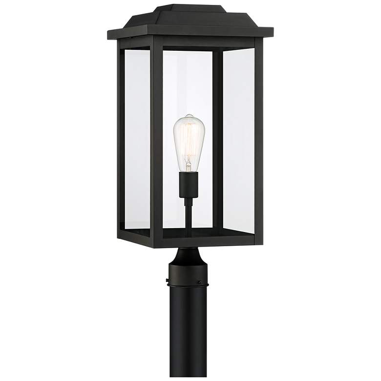 Image 2 Eastcrest 22 1/2 inch High Textured Black Finish Steel Outdoor Post Light