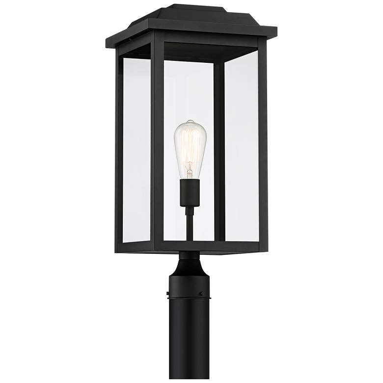 Image 4 Eastcrest 22 1/2" High Textured Black Finish Steel Outdoor Post Light more views