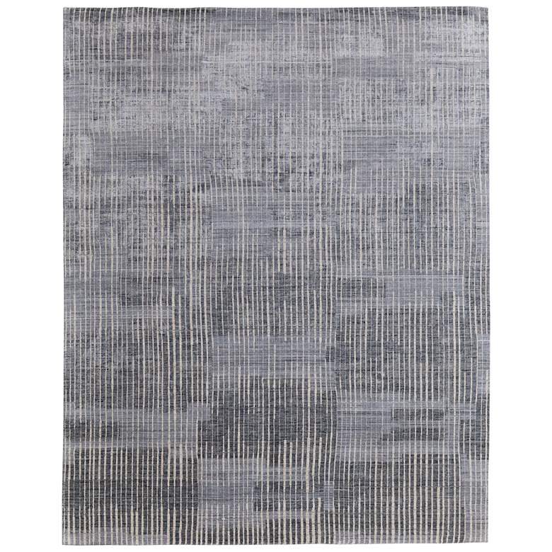 Image 1 Eastfield Modern Abstract Hand Woven Blue Area Rug 69AHF