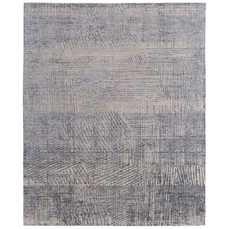 Image 1 Eastfield Modern Abstract Hand Woven Blue Area Rug 69AIF