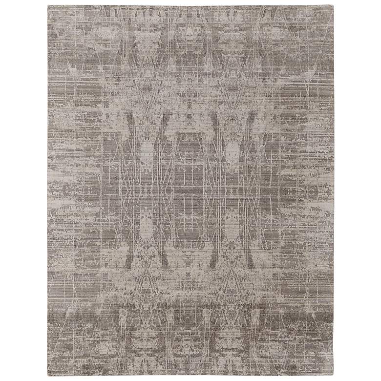 Image 1 Eastfield Modern Abstract Hand Woven Gray Area Rug 69A5F
