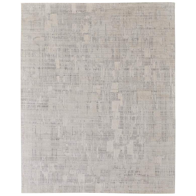 Image 1 Eastfield Modern Abstract Hand Woven Ivory Area Rug 69ACF
