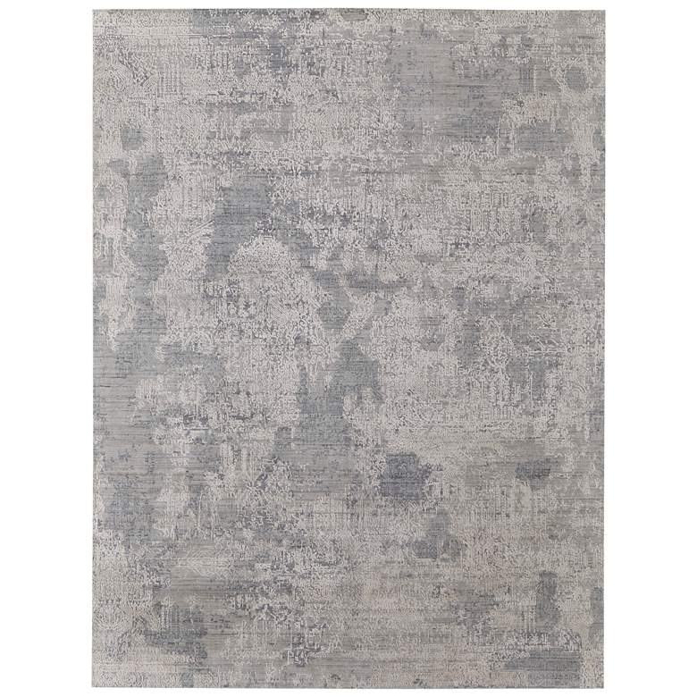 Image 1 Eastfield Modern Abstract Hand Woven Silver Area Rug 6989F