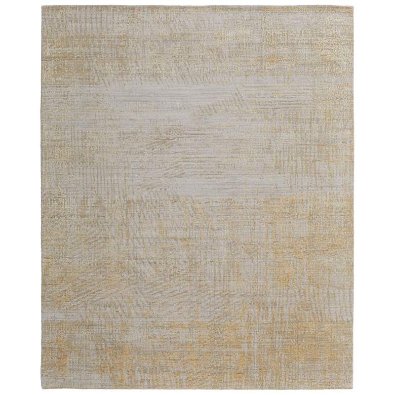 Image 1 Eastfield Modern Abstract Hand Woven Yellow Area Rug 69FRF