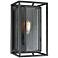 Eastgate 14" High Textured Black Wall Sconce