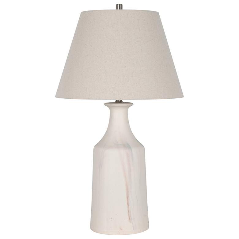 Image 1 Eastlake 35" High Cream Table Lamp