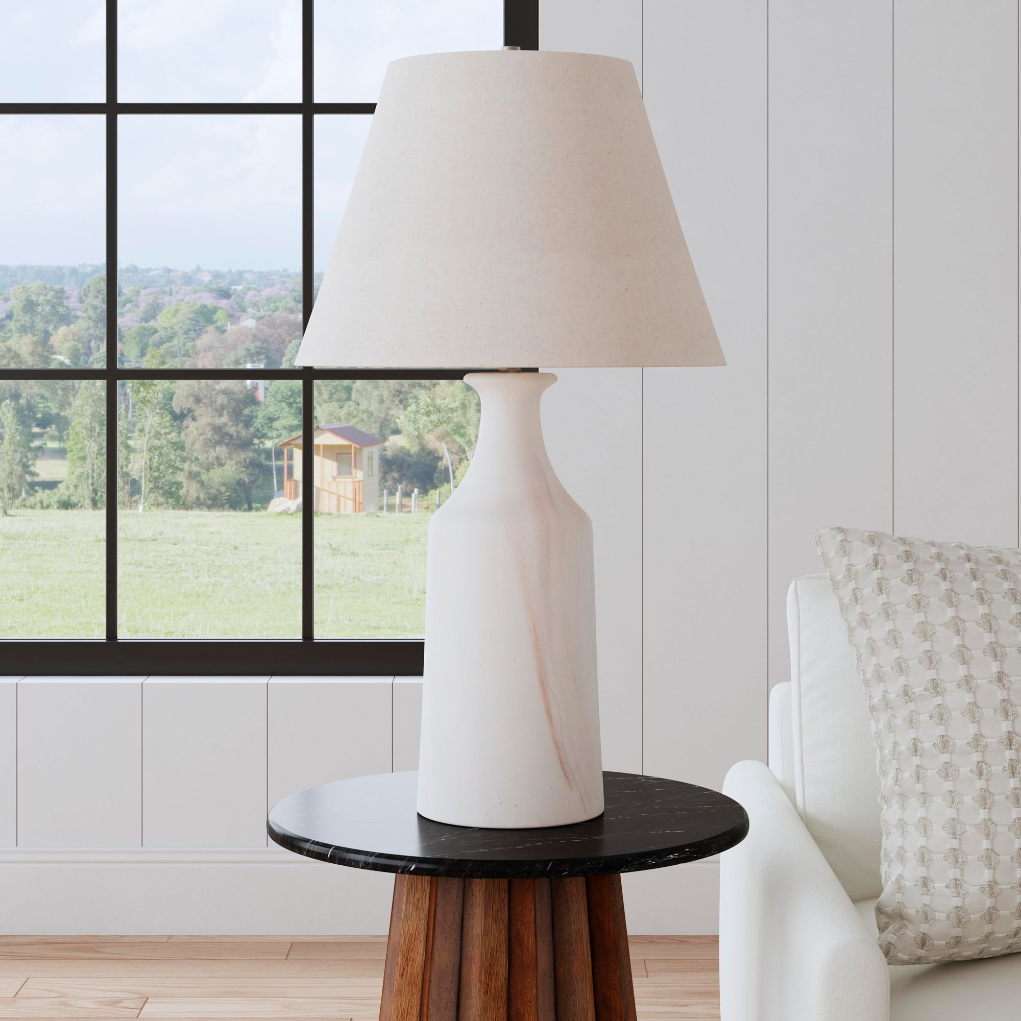 Image 4 Eastlake 35" High Cream Table Lamp more views