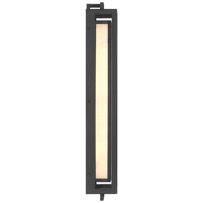 Image 4 Eastly 22" High Sand Coal Black LED Outdoor Wall Light more views