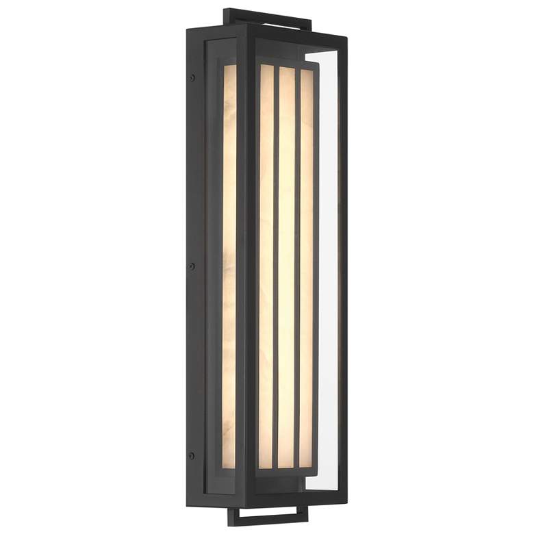 Image 6 Eastly 22" High Sand Coal Black LED Outdoor Wall Light more views