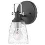 Easton 10 1/2"H Black Silver Wall Sconce by Hinkley Lighting