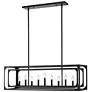 3_Easton 44" Wide Matte Black 9-Light Linear Pendant