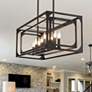 2_Easton 44" Wide Matte Black 9-Light Linear Pendant