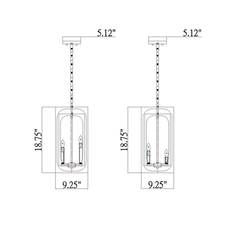 Image 6 Easton 9 1/4" Wide Matte Black 4-Light Mini Chandelier more views